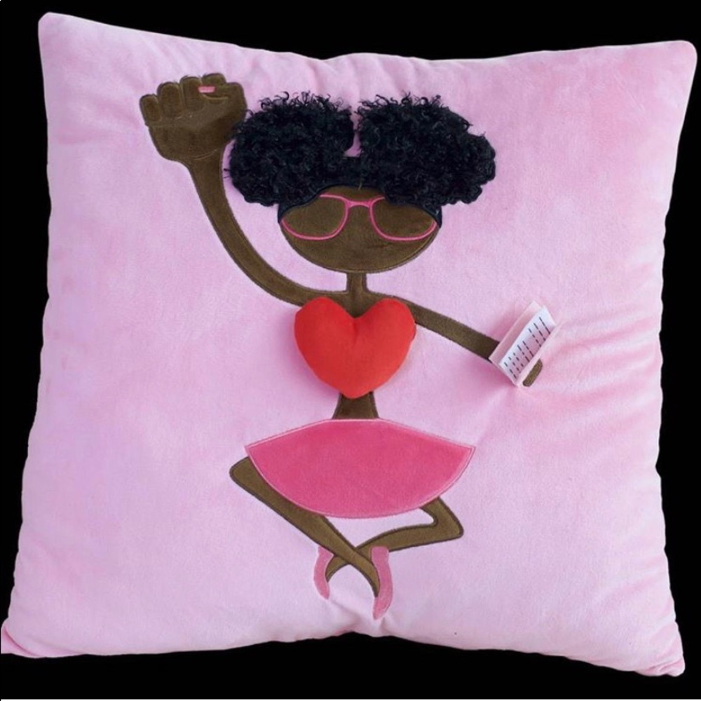 Custom Plush GIRL Power Pillow - Book Worm
